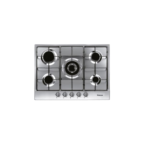 Plaque de Cuisson FOCUS 5 Feux 70 cm - Inox (F.407X) Plaque de Cuisson FOCUS 5 Feux 70 cm - Inox (F.407X)